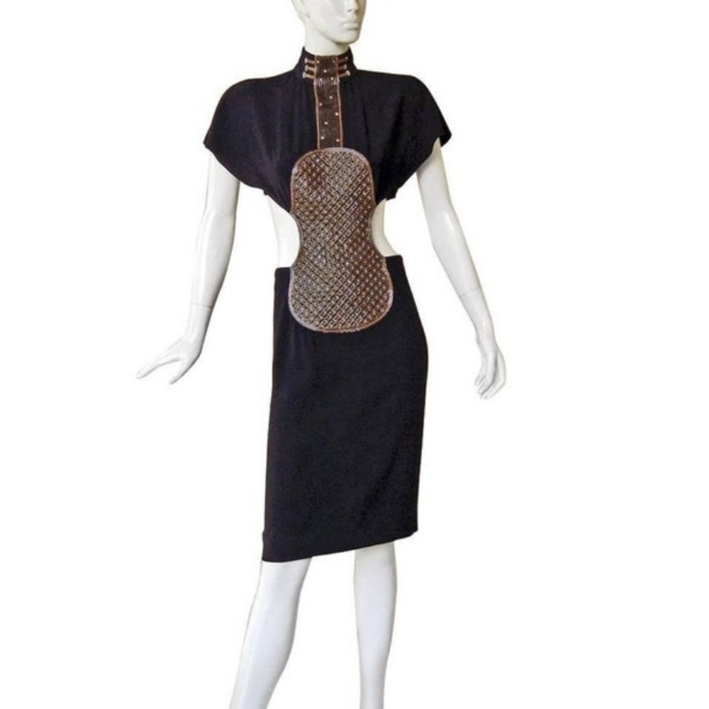 NWT Chloe Karl Lagerfeld Violin dress met gala